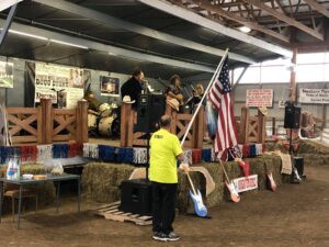 Band with Flag